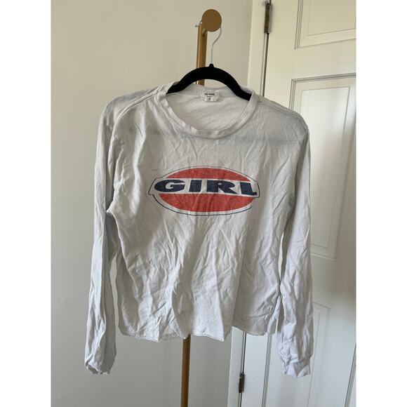 Re/Done Long Sleeve Graphic T-Shirt - Picture 1 of 5
